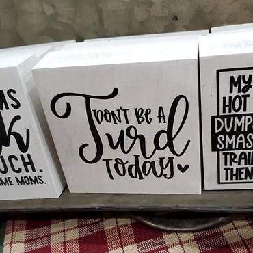 Funny Don't Be A Turd Today Sign - Witty Home or Office Decor Choose Size